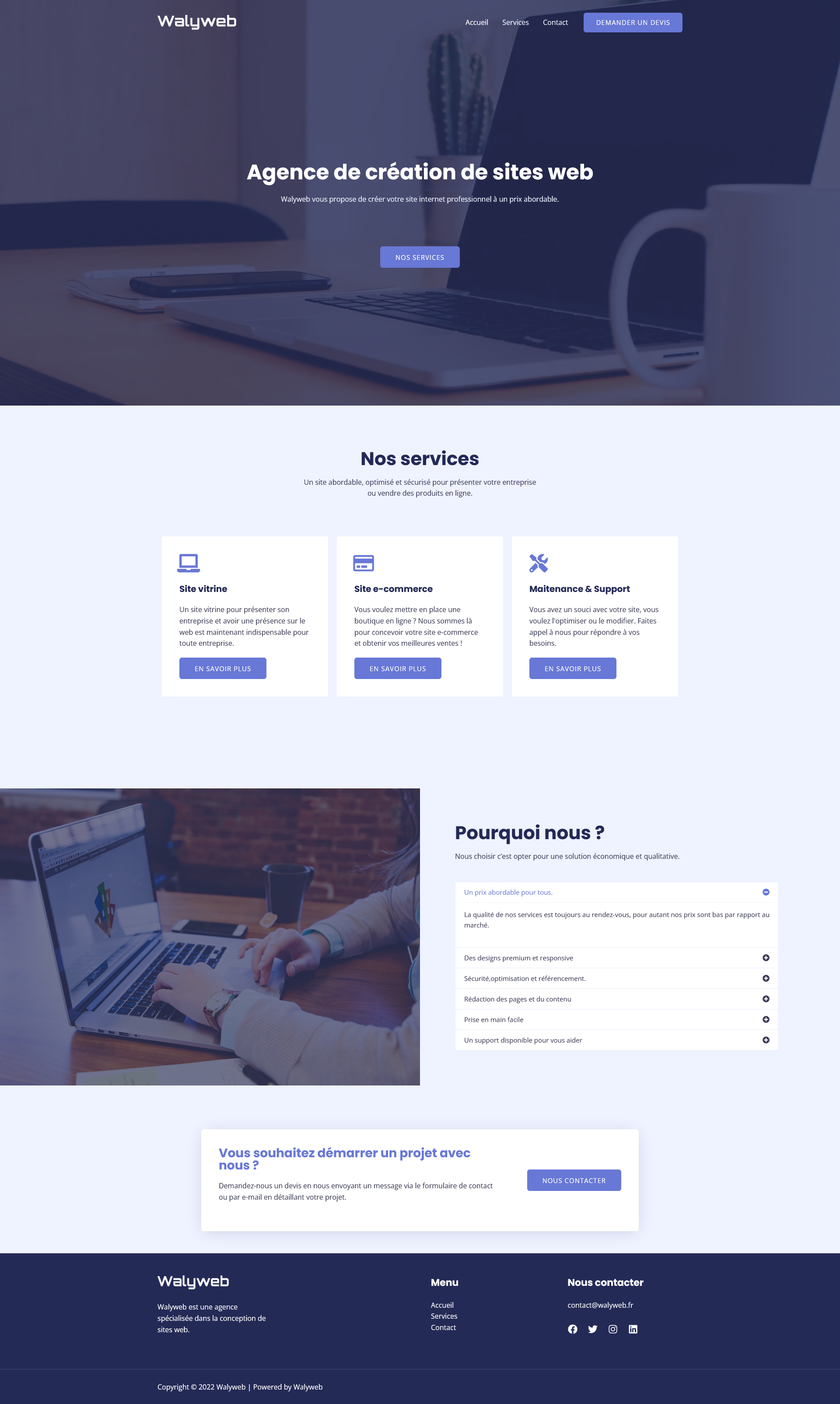 site-vitrine